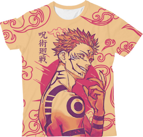 Kids' T-Shirt 3D - SUKUNA (JAPAN) - Mfest