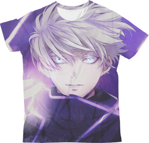 Kids' T-Shirt 3D - Gojo Satoru (Eyes) - Mfest