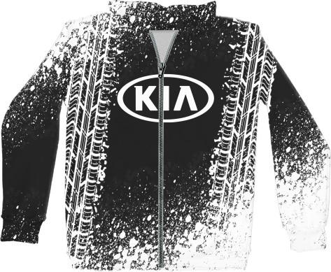 Unisex Zip-through Hoodie 3D - KIA [7] - Mfest