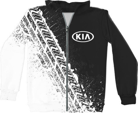 Unisex Zip-through Hoodie 3D - KIA [2] - Mfest