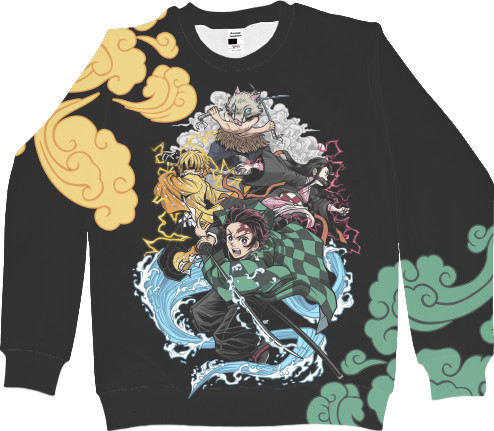 Men's Sweatshirt 3D - Demon Slayer: Kimetsu no Yaiba [39] - Mfest