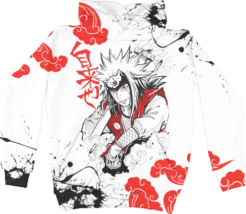 Kids' Hoodie 3D - JIRAIYA (PENCIL ART) - Mfest