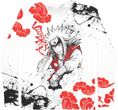 Kids' Longsleeve Shirt 3D - JIRAIYA (PENCIL ART) - Mfest