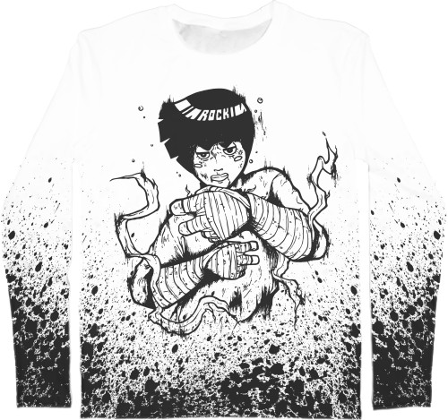 Men's Longsleeve Shirt 3D - ROCK LEE (ART) - Mfest