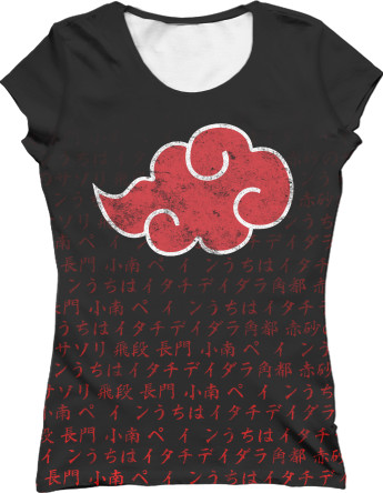 Women's T-Shirt 3D - AKATSUKI (NAMES OF PARTICIPANTS) - Mfest