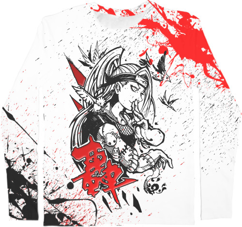 Men's Longsleeve Shirt 3D - DEIDARA (PAINTS) - Mfest