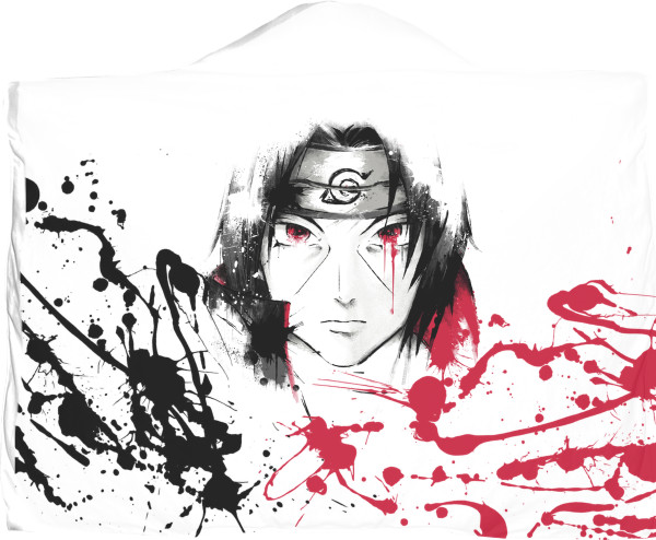 Плед з капюшоном 3D - Itachi (Paints) - Mfest