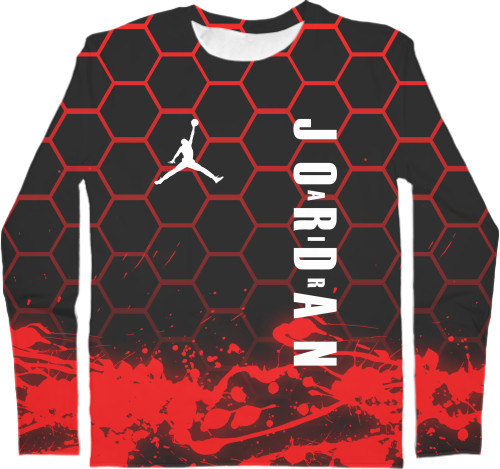 Men's Longsleeve Shirt 3D - JORDAN [16] - Mfest