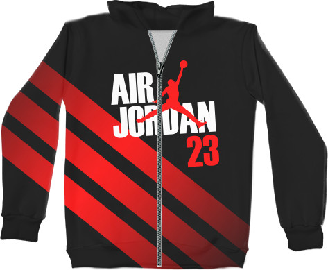 Unisex Zip-through Hoodie 3D - JORDAN [10] - Mfest