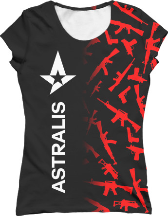 Women's T-Shirt 3D - Astralis [1] - Mfest