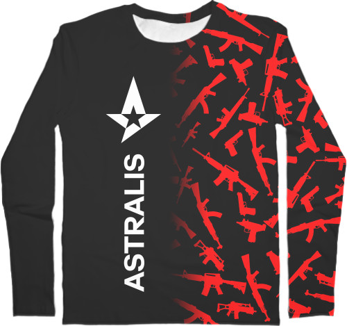 Men's Longsleeve Shirt 3D - Astralis [1] - Mfest