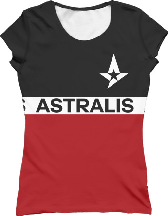 Women's T-Shirt 3D - Astralis [4] - Mfest