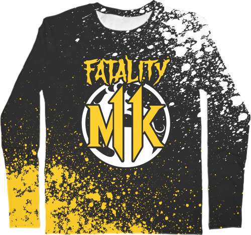 Kids' Longsleeve Shirt 3D - MORTAL KOMBAT (16) - Mfest