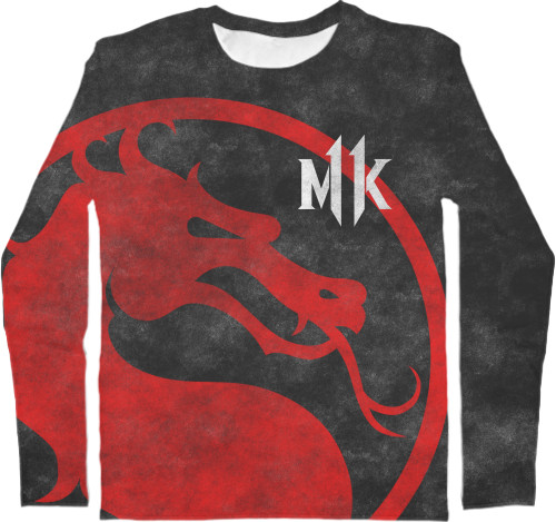 Men's Longsleeve Shirt 3D - MORTAL KOMBAT (14) - Mfest