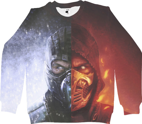 Kids' Sweatshirt 3D - MORTAL KOMBAT (13) - Mfest