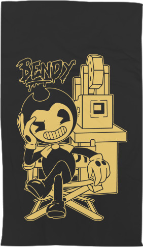 Рушник 3D - BENDY AND THE INK MACHINE 40 - Mfest