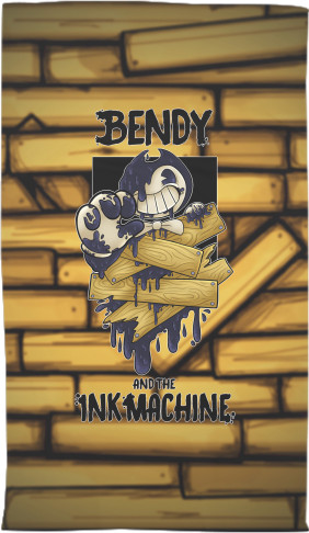 Рушник 3D - BENDY AND THE INK MACHINE 35 - Mfest