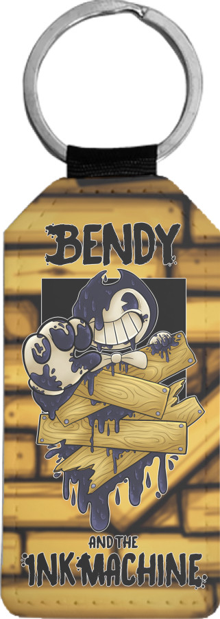 Брелок прямокутний - BENDY AND THE INK MACHINE 35 - Mfest