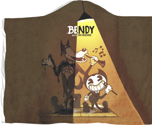 Плед з капюшоном 3D - BENDY AND THE INK MACHINE 34 - Mfest