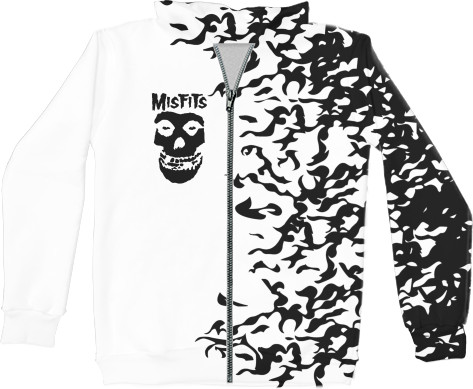 Unisex Zip-through Hoodie 3D - MISFITS [15] - Mfest