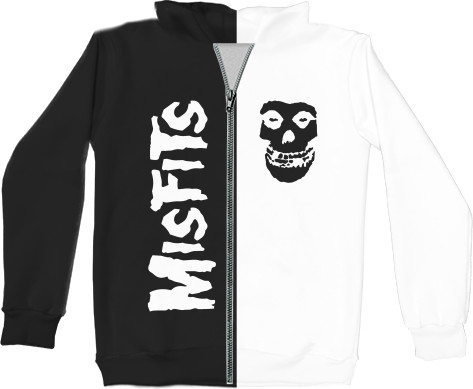 Unisex Zip-through Hoodie 3D - MISFITS [14] - Mfest