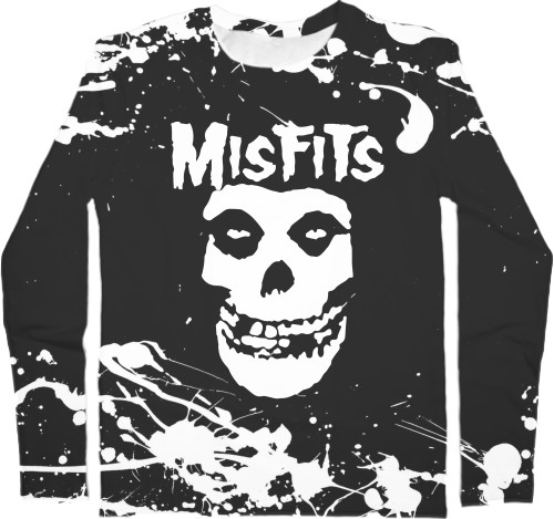 Футболка з Довгим Рукавом 3D Дитяча - MISFITS [8] - Mfest