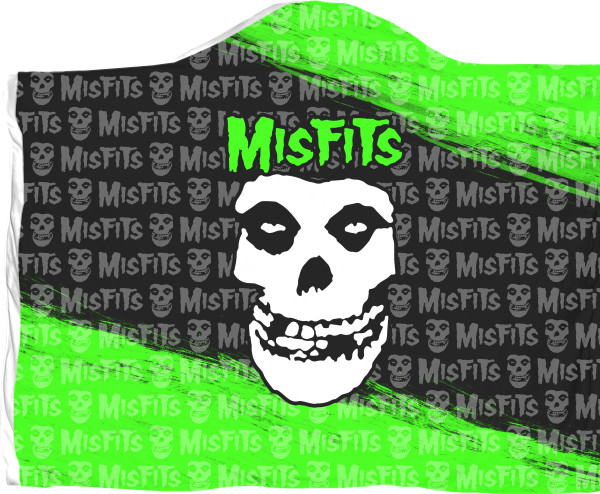 Плед с капюшоном 3D - MISFITS [6] - Mfest