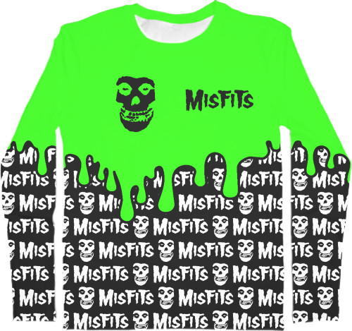 Men's Longsleeve Shirt 3D - MISFITS [2] - Mfest