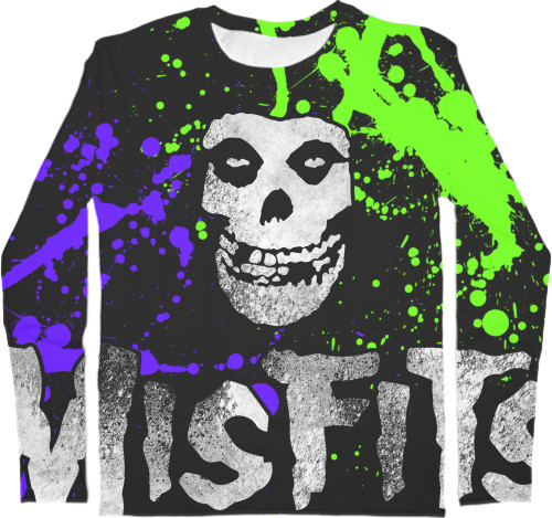 Men's Longsleeve Shirt 3D - MISFITS [1] - Mfest