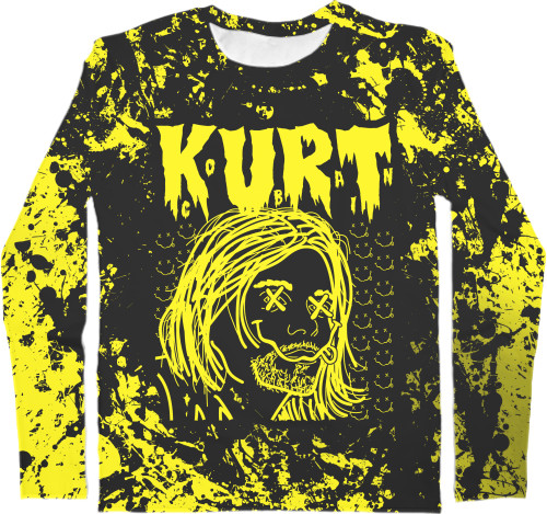 Men's Longsleeve Shirt 3D - NIRVANA (29) - Mfest