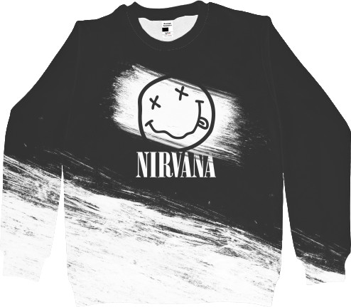 Women's Sweatshirt 3D - NIRVANA (28) - Mfest