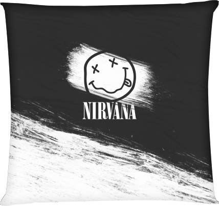 Square Throw Pillow - NIRVANA (28) - Mfest