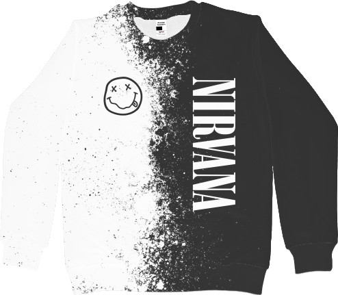 Men's Sweatshirt 3D - NIRVANA (26) - Mfest