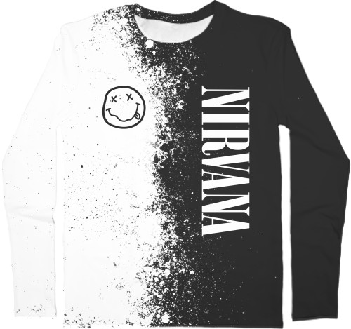 Kids' Longsleeve Shirt 3D - NIRVANA (26) - Mfest