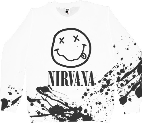 Men's Sweatshirt 3D - NIRVANA (24) - Mfest