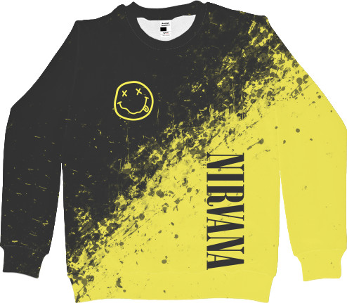 Men's Sweatshirt 3D - NIRVANA (22) - Mfest