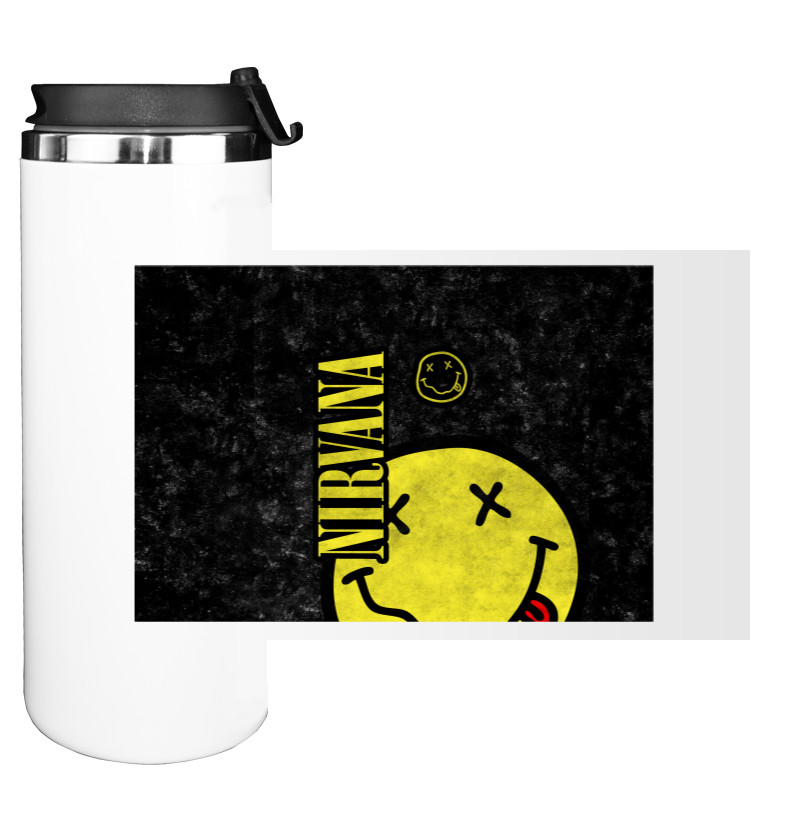 Water Bottle on Tumbler - NIRVANA (21) - Mfest