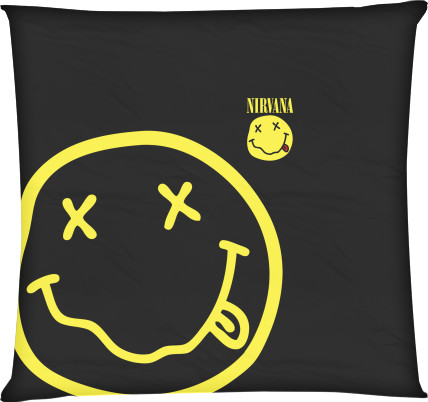 Square Throw Pillow - NIRVANA (19) - Mfest