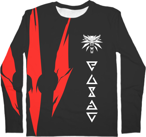 Men's Longsleeve Shirt 3D - THE WITCHER [16] - Mfest