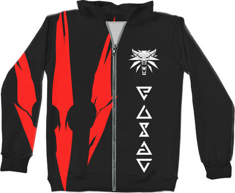 Unisex Zip-through Hoodie 3D - THE WITCHER [16] - Mfest