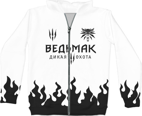 Unisex Zip-through Hoodie 3D - THE WITCHER [14] - Mfest