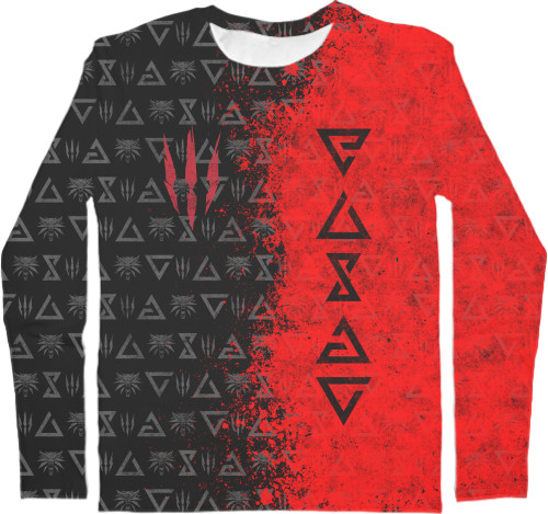 Men's Longsleeve Shirt 3D - THE WITCHER [10] - Mfest