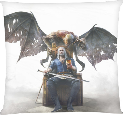 Square Throw Pillow - THE WITCHER [1] - Mfest