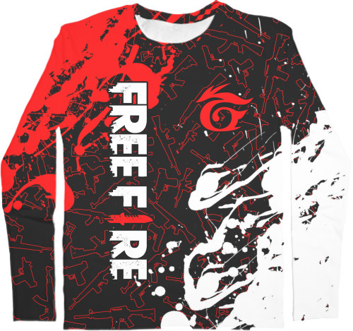 Men's Longsleeve Shirt 3D - Garena Free Fire [19] - Mfest