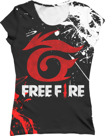 Women's T-Shirt 3D - Garena Free Fire [20] - Mfest