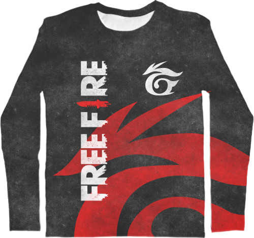 Kids' Longsleeve Shirt 3D - Garena Free Fire [16] - Mfest