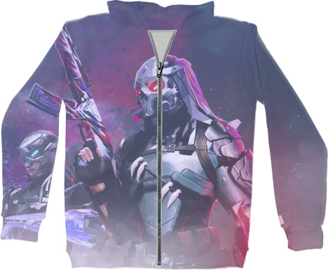 Unisex Zip-through Hoodie 3D - Garena Free Fire [10] - Mfest