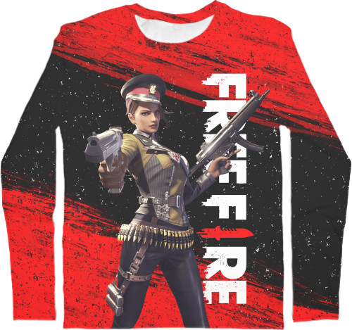 Men's Longsleeve Shirt 3D - Garena Free Fire [13] - Mfest