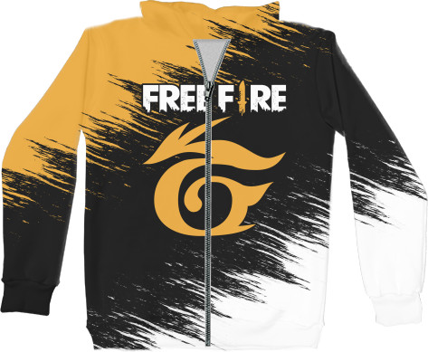 Unisex Zip-through Hoodie 3D - Garena Free Fire [12] - Mfest