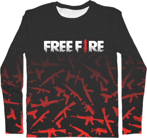 Men's Longsleeve Shirt 3D - Garena Free Fire [14] - Mfest